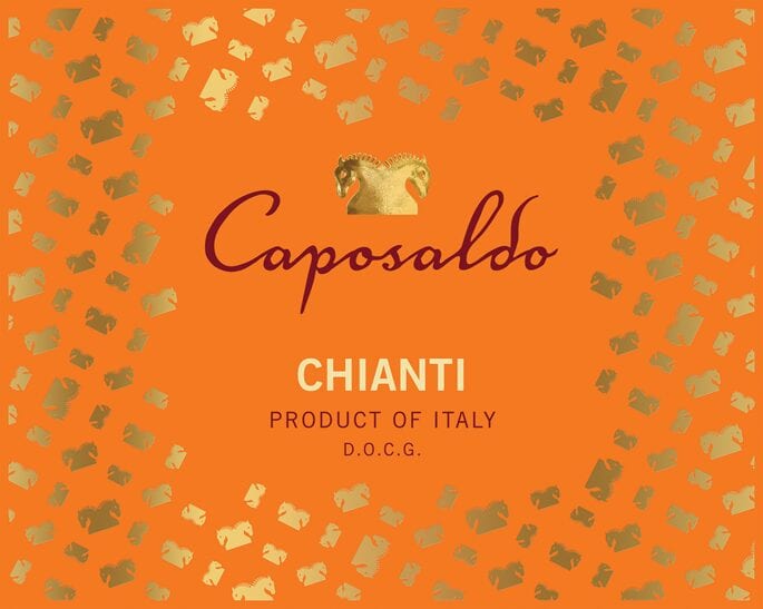 Caposaldo Chianti DOCG red wine label product of Tuscany, Italy