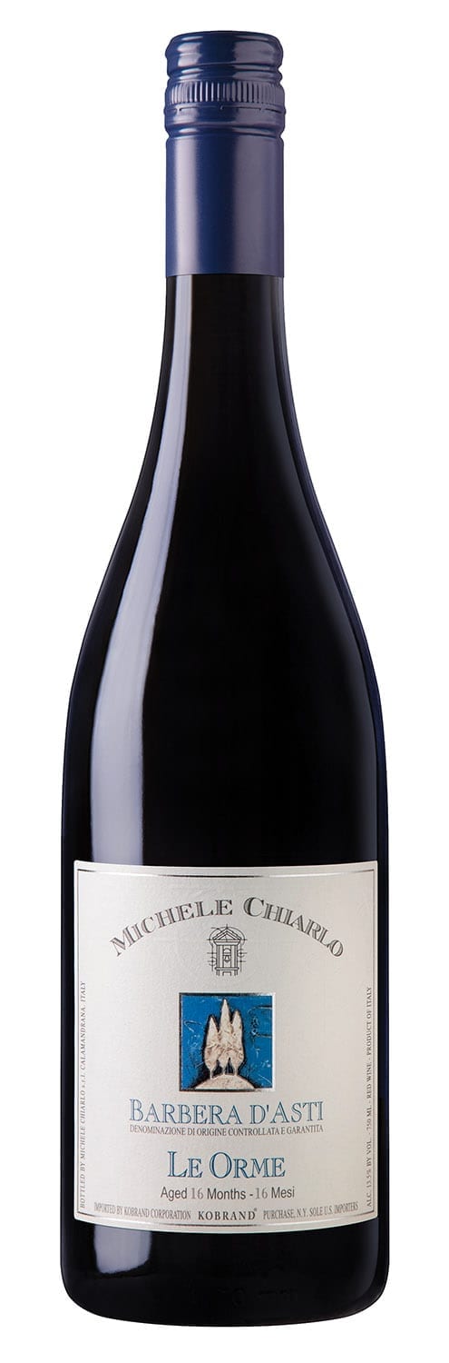 Michele Chiarlo Barbera d'Asti Le Orme, bottle image, red wine, Piedmont, Italy