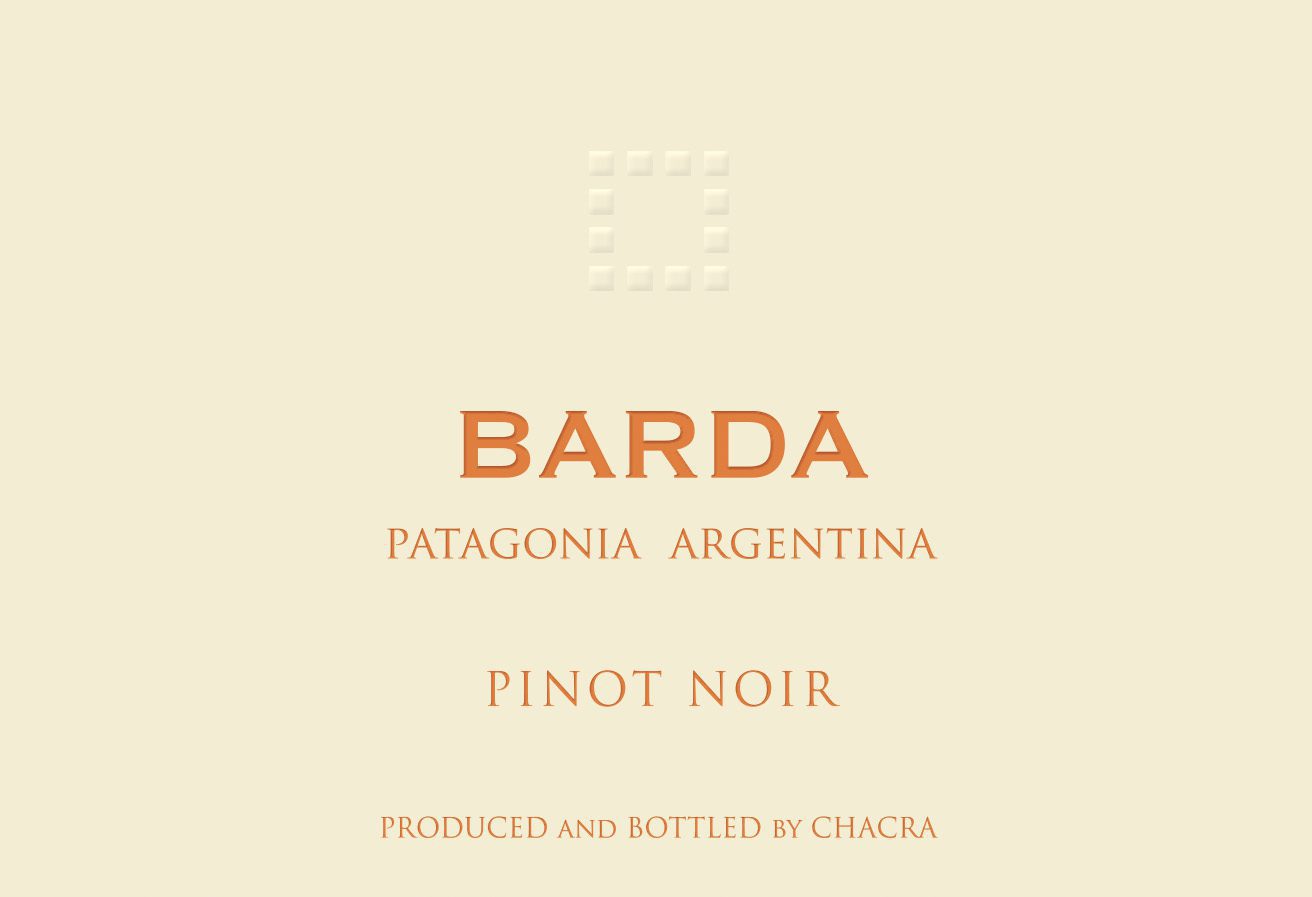 Label of Barda Pinot Noir