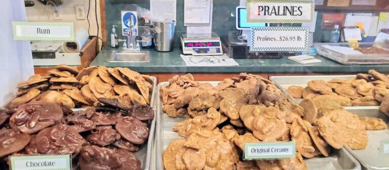 Pecan Pralines Window Display Bakery