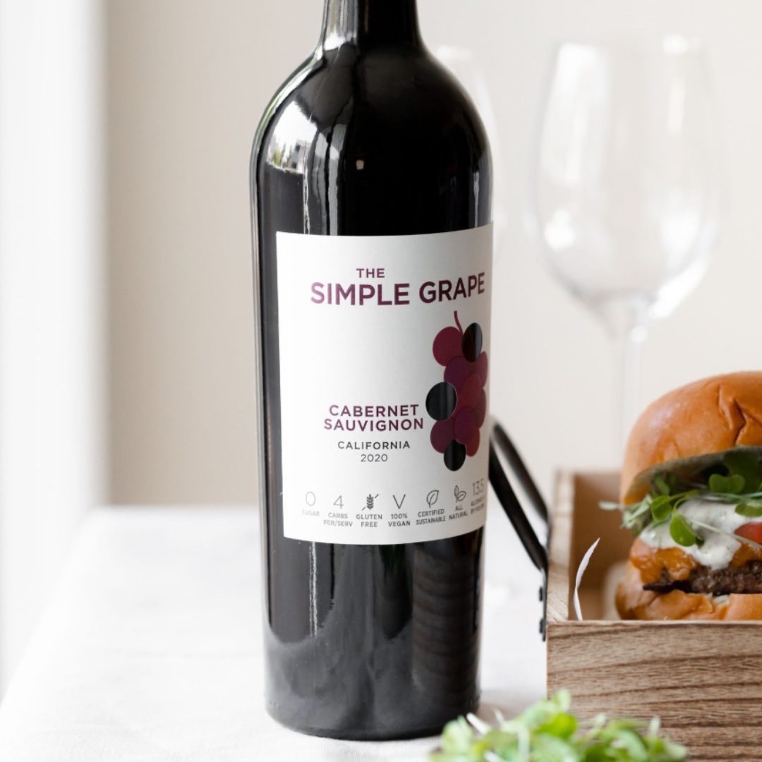Simple grape cabernet sauvignon imagery