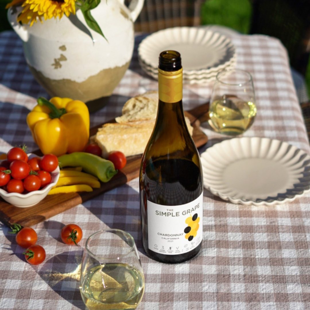 simple grape chardonnay website
