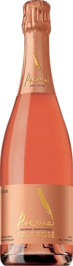 Poema Cava Brut Rose sparkling wine bottle