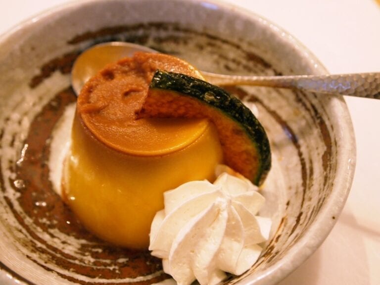 Pumpkin panna cotta