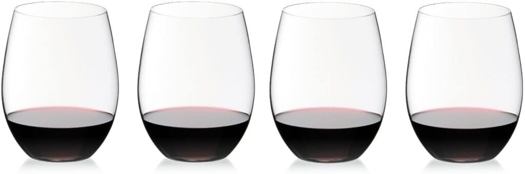 Stemless wine glasses