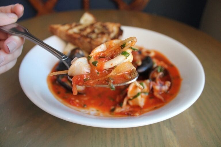 Bouillabaisse, seafood soup