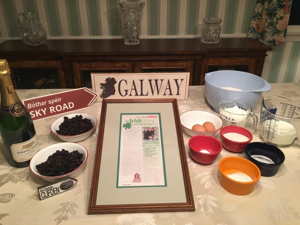 Ingredients for Irish soda bread