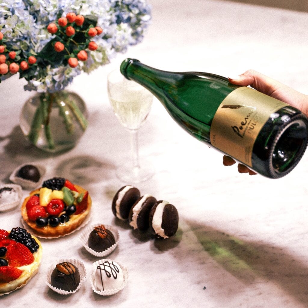 Poema Cava Dulce, dessert pairing with wine, sparkling, bubbles