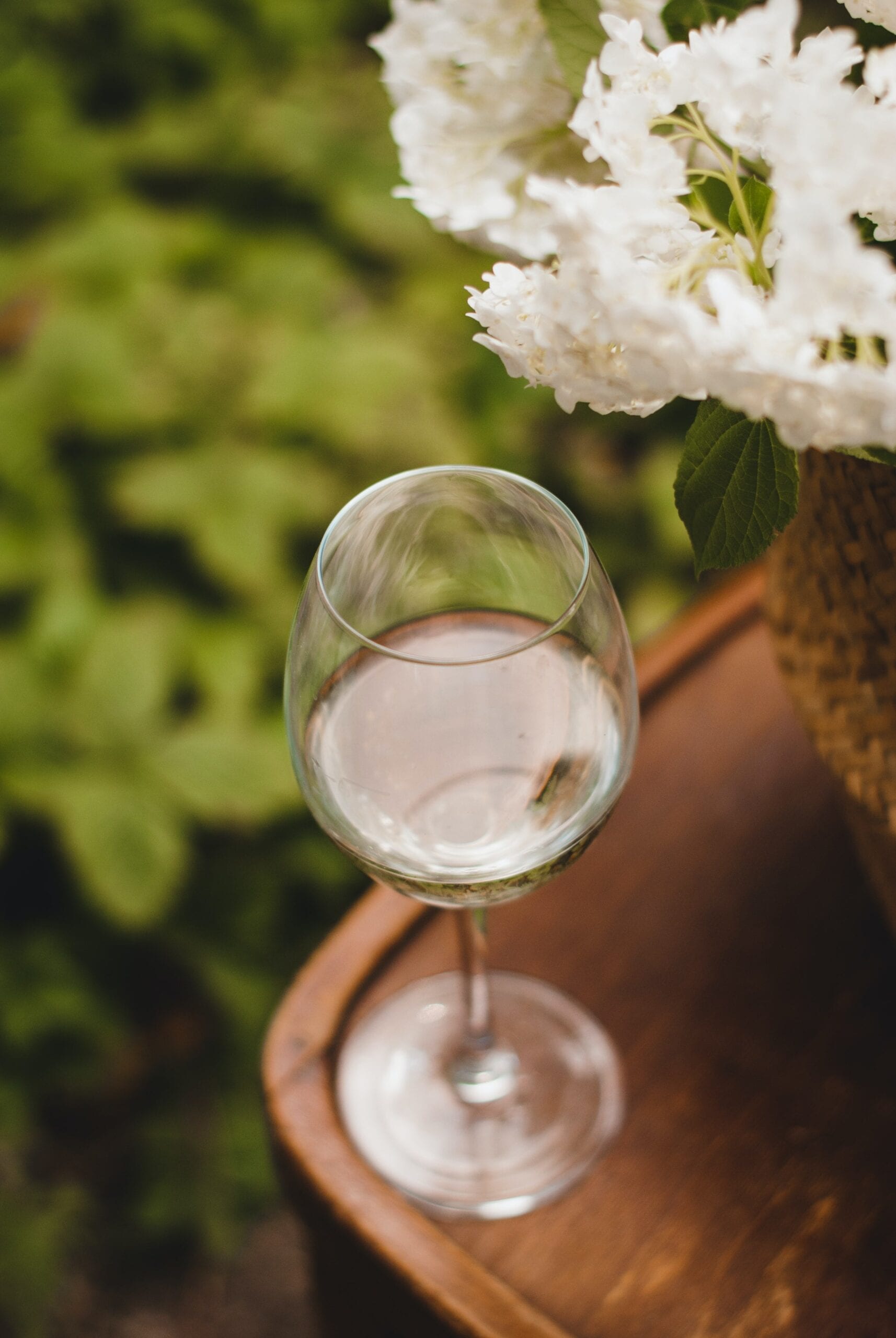 Flowers, wine, Mother's Day