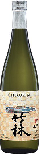 Chikurin Junmai Ginjo Sake Bottle