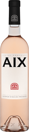 aix Rose wine bottle