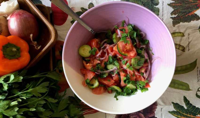 Farmer's market salad