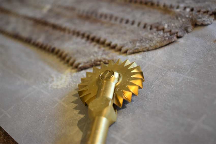 Brass pasta tool from q.b. cucina