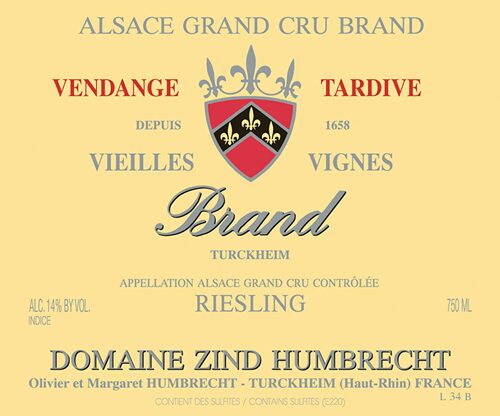 Vendange tardive label