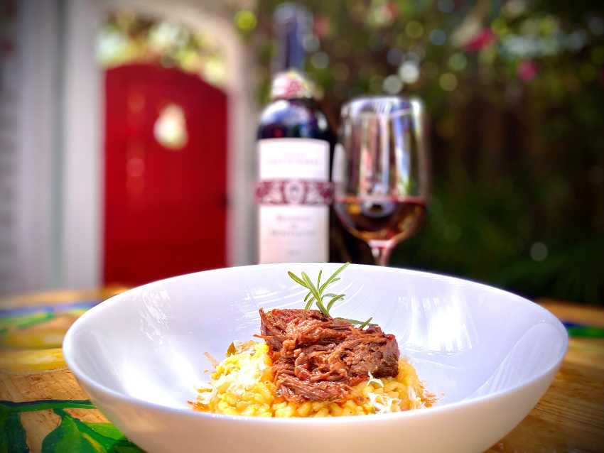 Short rib ragu and Nardi Brunello 3