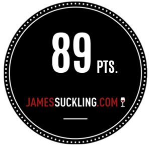 James Suckling 89 points rating